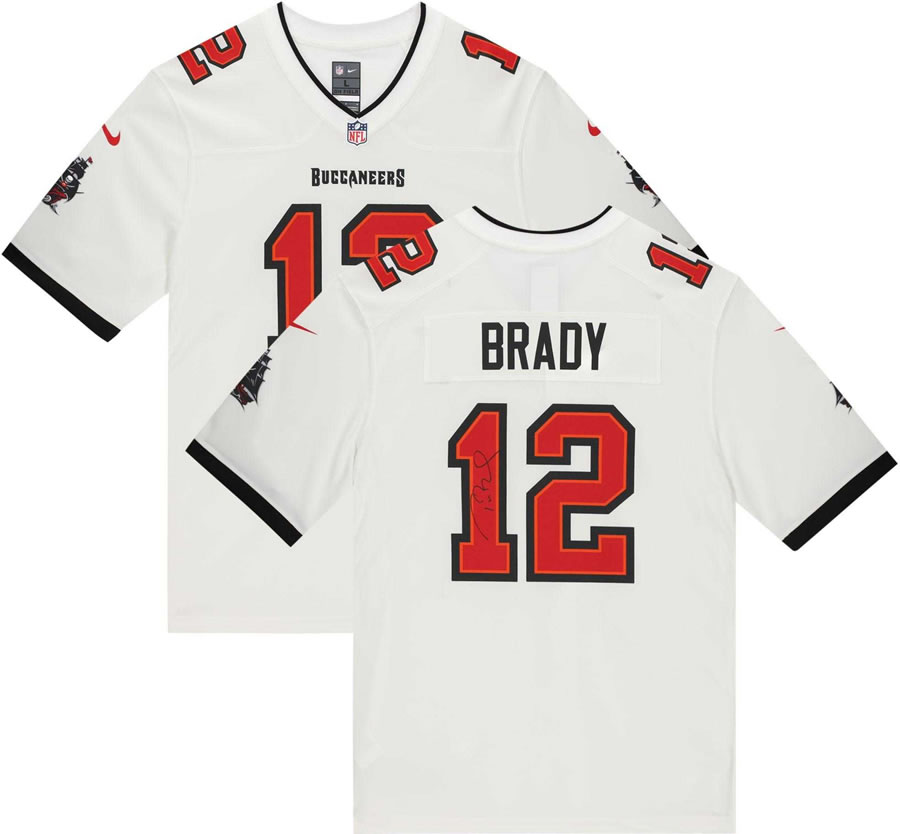 Nike Buccaneers 12 Tom Brady White Signature Edition Vapor Untouchable Limited Jersey->tampa bay buccaneers->NFL Jersey